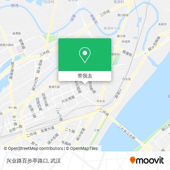 兴业路百步亭路口地图