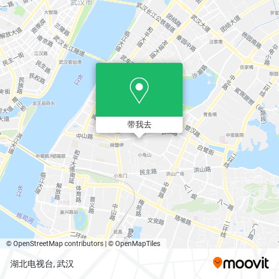 湖北电视台地图