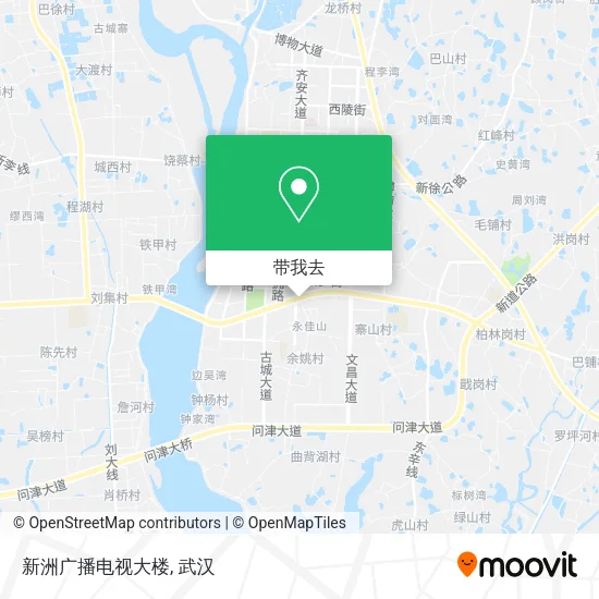 新洲广播电视大楼地图