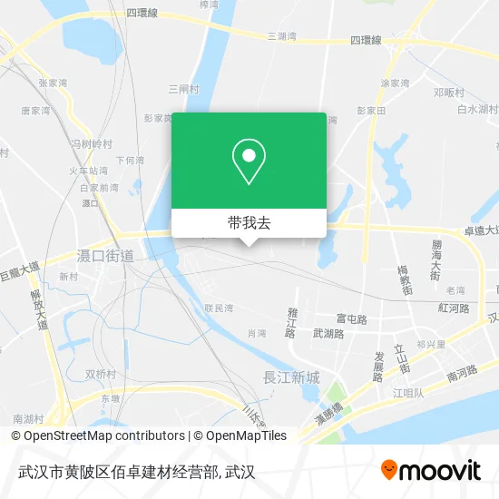武汉市黄陂区佰卓建材经营部地图