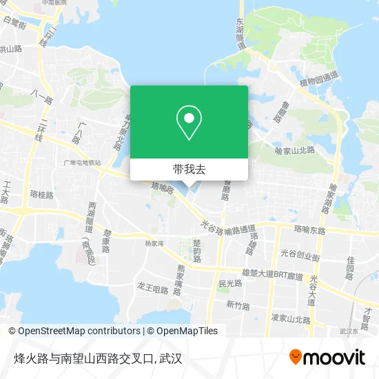 烽火路与南望山西路交叉口地图