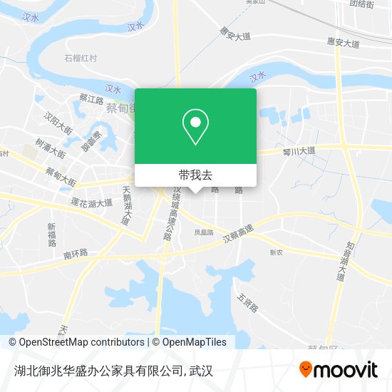 湖北御兆华盛办公家具有限公司地图