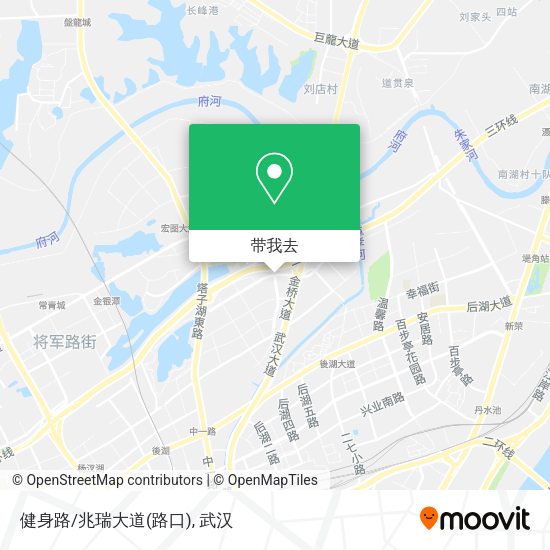健身路/兆瑞大道(路口)地图