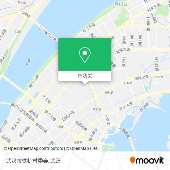 武汉市铁机村委会地图