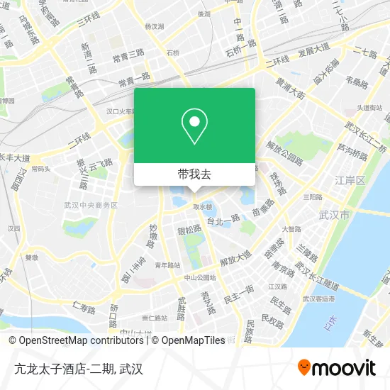 亢龙太子酒店-二期地图