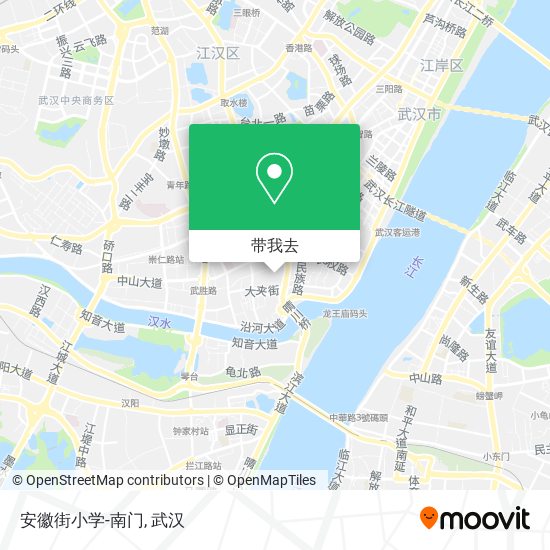 安徽街小学-南门地图
