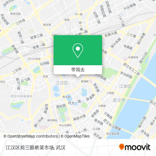 江汉区前三眼桥菜市场地图