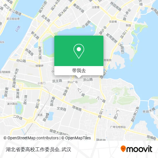 湖北省委高校工作委员会地图