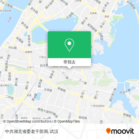 中共湖北省委老干部局地图