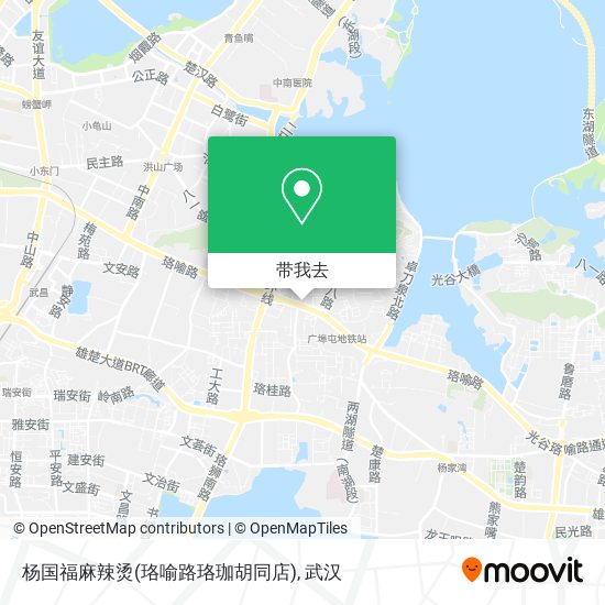 杨国福麻辣烫(珞喻路珞珈胡同店)地图