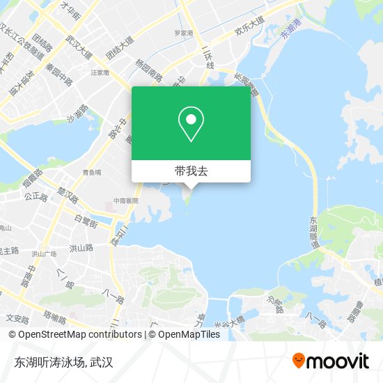 东湖听涛泳场地图