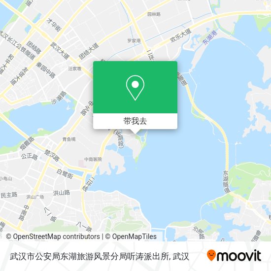 武汉市公安局东湖旅游风景分局听涛派出所地图