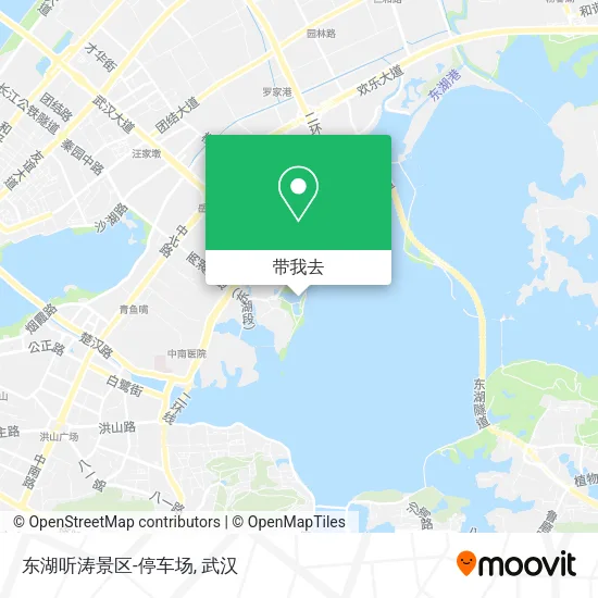 东湖听涛景区-停车场地图