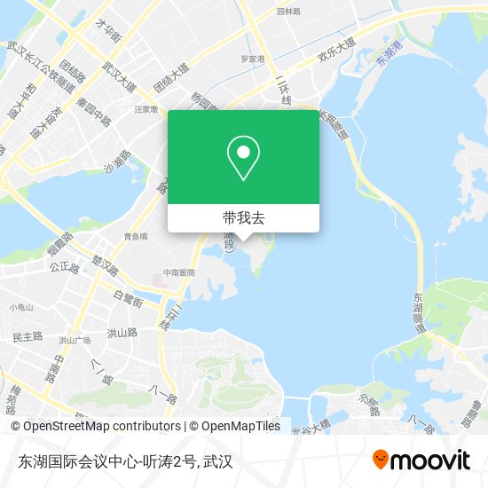 东湖国际会议中心-听涛2号地图