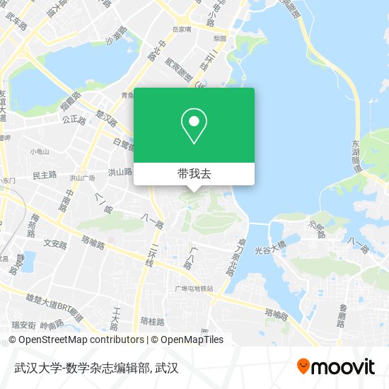 武汉大学-数学杂志编辑部地图