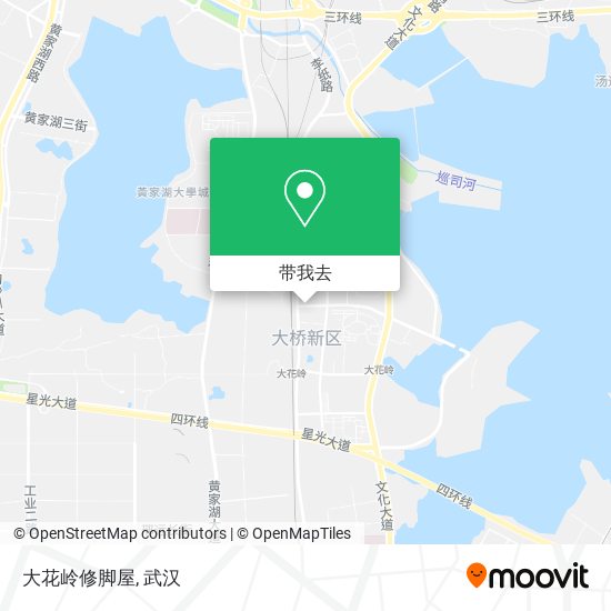大花岭修脚屋地图