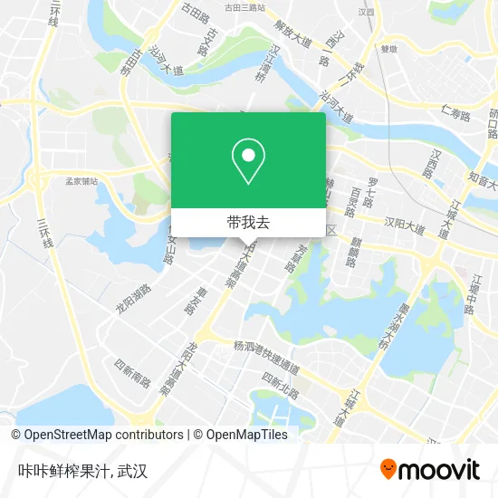 咔咔鲜榨果汁地图