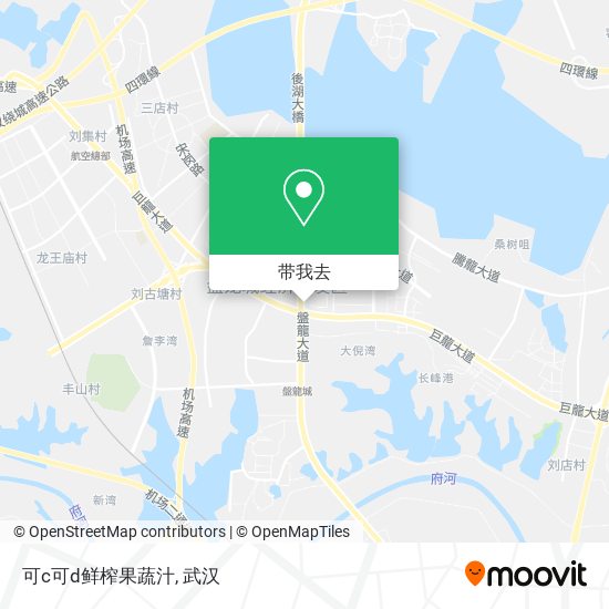 可c可d鲜榨果蔬汁地图