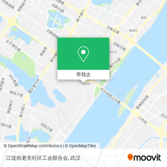 江堤街老关社区工会联合会地图
