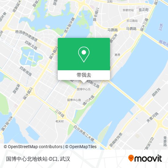 国博中心北地铁站-D口地图
