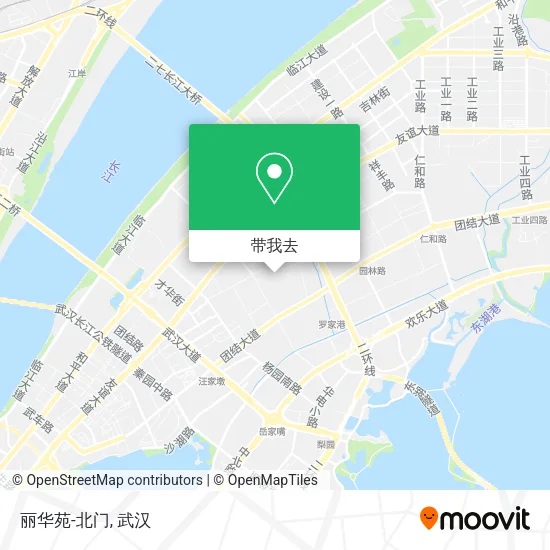 丽华苑-北门地图