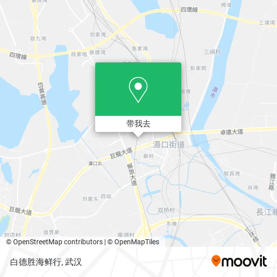 白德胜海鲜行地图