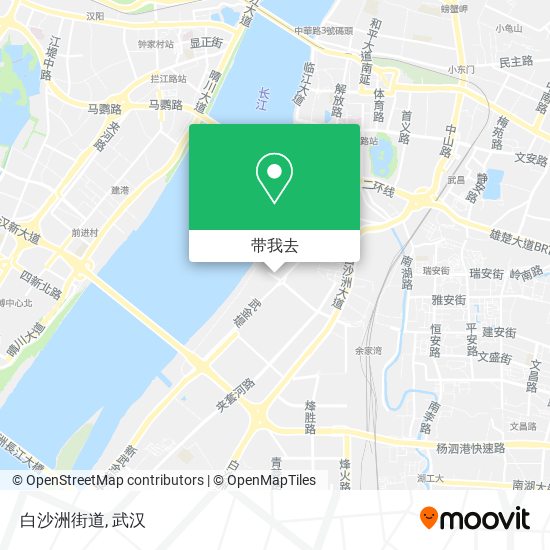 白沙洲街道地图