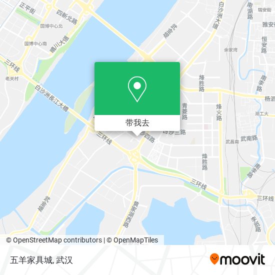 五羊家具城地图