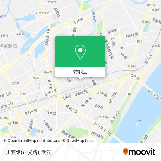 川菜馆(正义路)地图