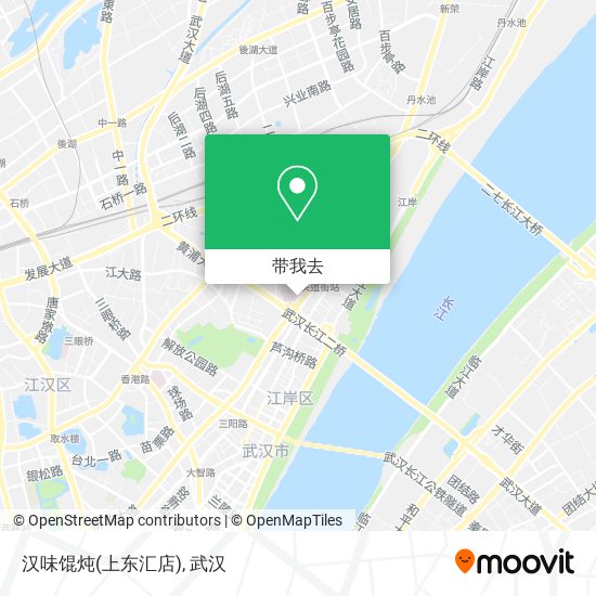 汉味馄炖(上东汇店)地图