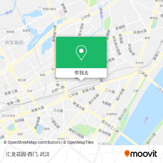 汇龙花园-西门地图