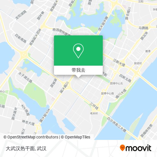 大武汉热干面地图