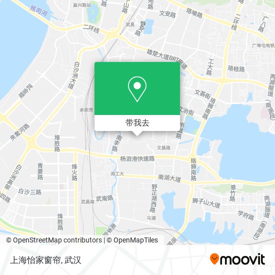 上海怡家窗帘地图