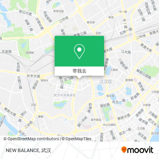 NEW BALANCE地图