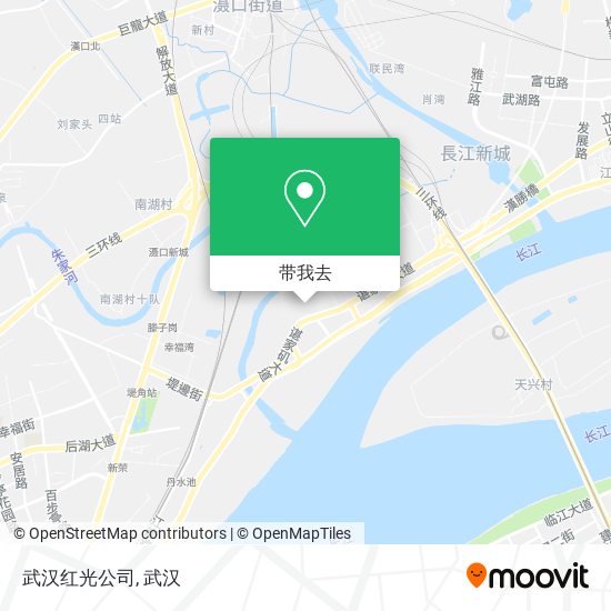 武汉红光公司地图
