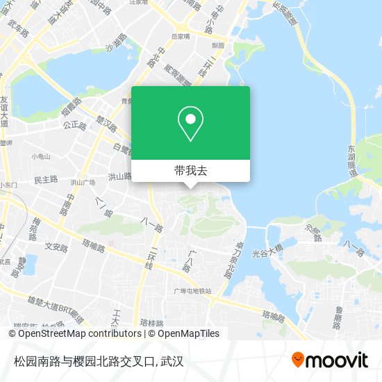 松园南路与樱园北路交叉口地图