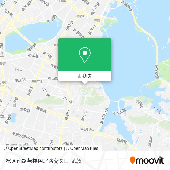 松园南路与樱园北路交叉口地图