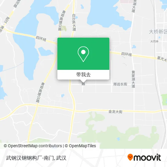 武钢汉钢钢构厂-南门地图