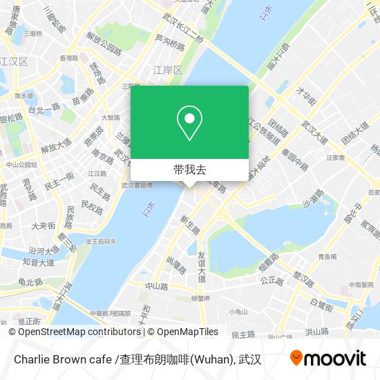 Charlie Brown cafe /查理布朗咖啡(Wuhan)地图
