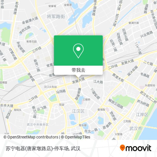 苏宁电器(唐家墩路店)-停车场地图