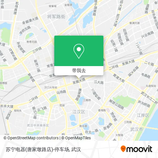 苏宁电器(唐家墩路店)-停车场地图