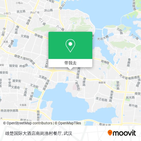雄楚国际大酒店南岗渔村餐厅地图