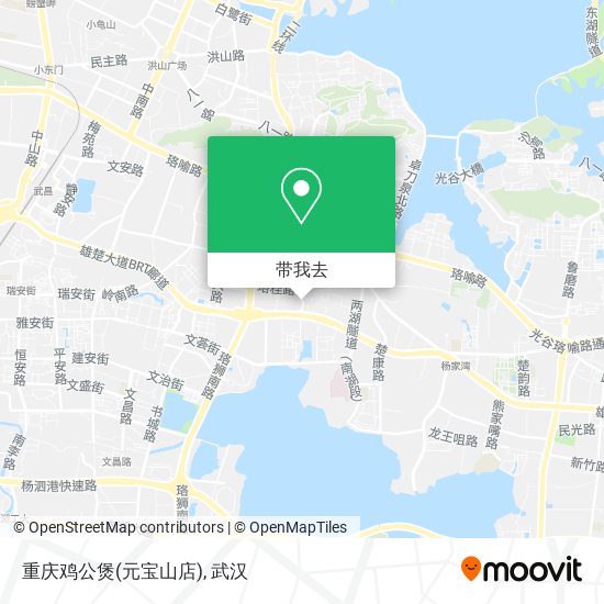 重庆鸡公煲(元宝山店)地图