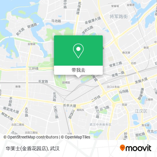 华莱士(金盾花园店)地图