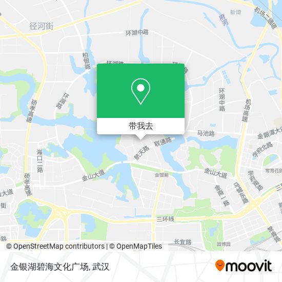 金银湖碧海文化广场地图