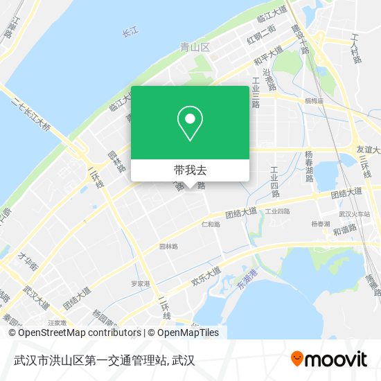 武汉市洪山区第一交通管理站地图