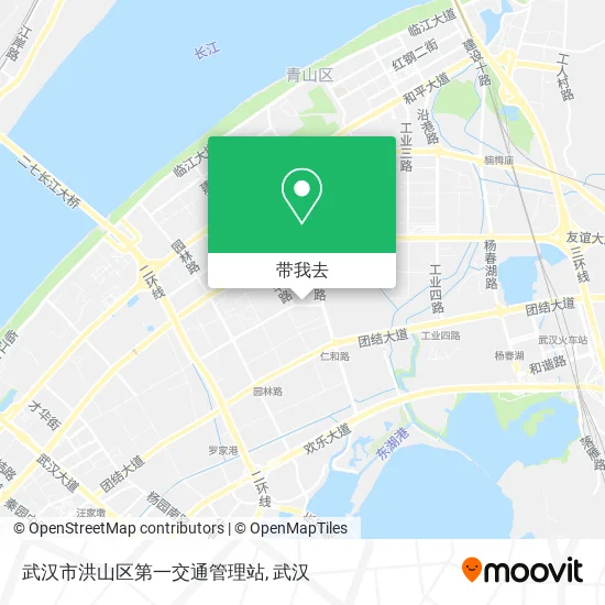 武汉市洪山区第一交通管理站地图