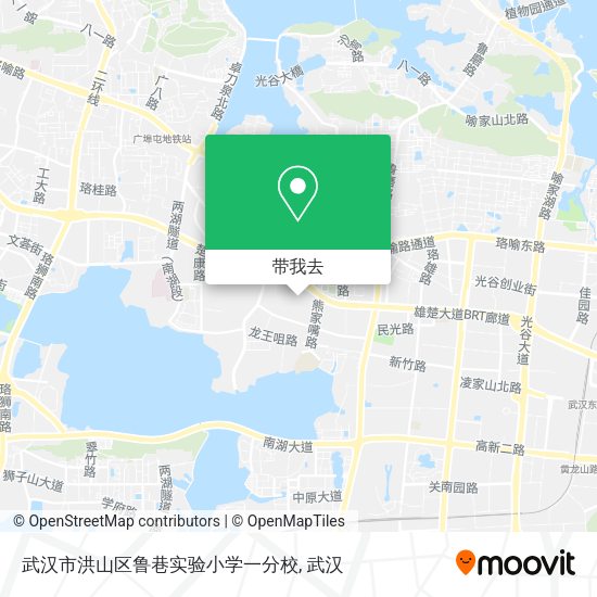 武汉市洪山区鲁巷实验小学一分校地图