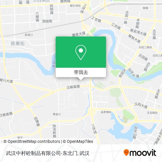 武汉中村砼制品有限公司-东北门地图
