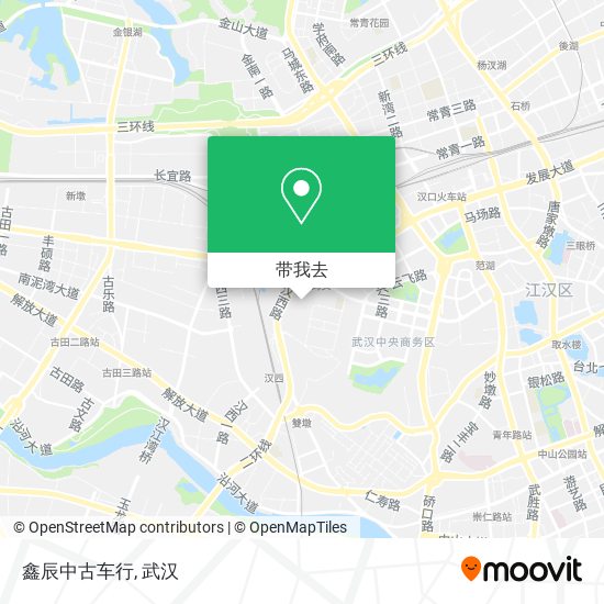 鑫辰中古车行地图